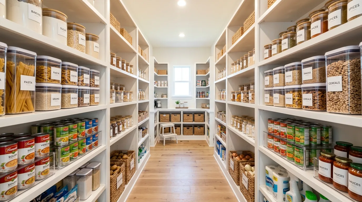 Plan bulk storage before it becomes clutter inspiration for an organized pantry.